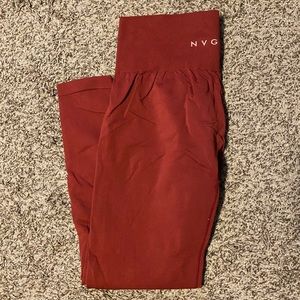Red NVGTN seamless legging size M
